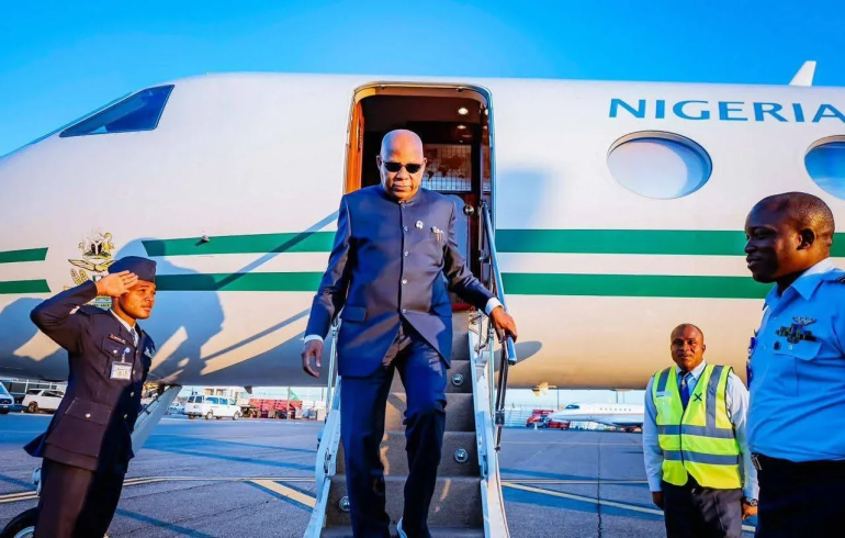 Vice President Kashim Shettima welcomed at JFK Airport, New York, ahead of UNGA 79 where he will represent Nigeria and deliver the country’s national statement