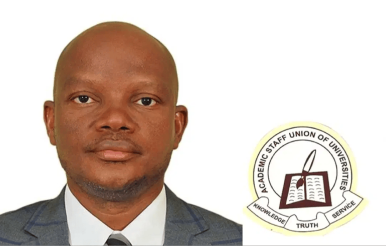 Prof. Chris Piwuna, ASUU President, addresses the press on Thursday, criticizing the Federal Government’s delayed response and warning of a warning strike unless urgent action is taken.