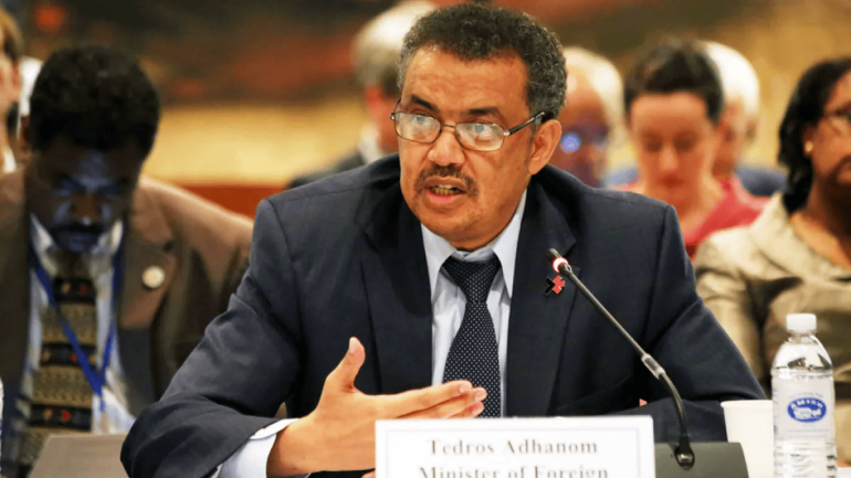 WHO Director-General Dr. Tedros Adhanom Ghebreyesus reacts to President Donald Trump’s announcement of a ceasefire between Israel and Hamas in Gaza.