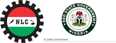 Nigeria Labour Congress (NLC) officials in Benin City cautioning Edo State Government against interference in union activities ahead of caretaker committee inauguration.