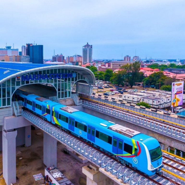 Lagos Blue Line hits 5 million passengers in two years, with Governor Sanwo-Olu announcing a 50% fare reduction to celebrate the milestone.