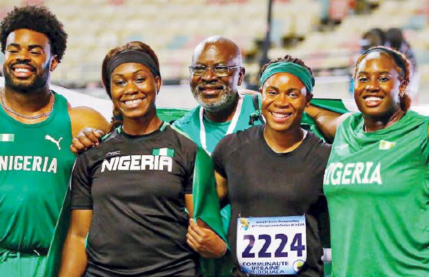 Team Nigeria athletes at the 2025 World Athletics Championships in Tokyo after the National Sports Commission cleared their allowances and bonuses.