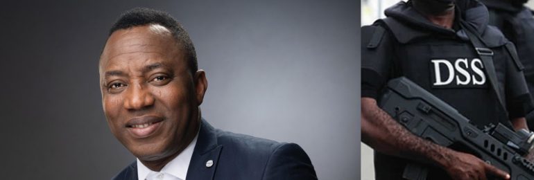 Omoyele Sowore reacts to DSS filing five-count charges against him at the Federal High Court, Abuja.