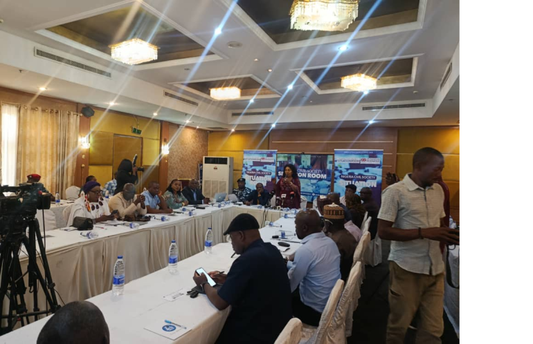 INEC and security agency representatives at a Situation Room meeting in Abuja ahead of the November 9 Anambra governorship election.