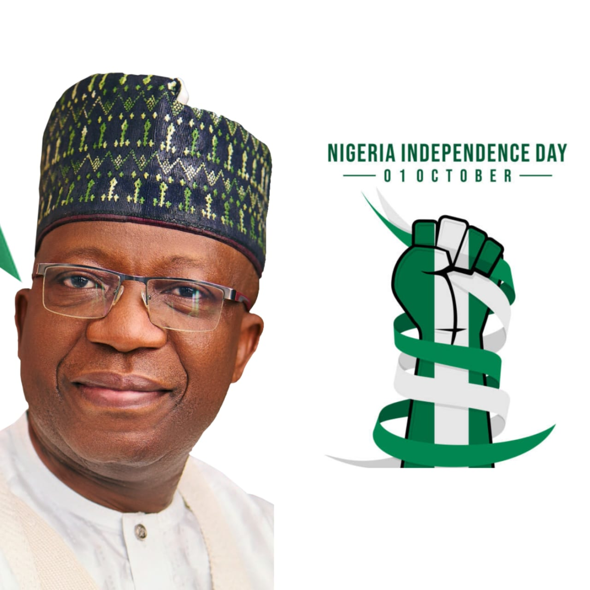 DG of NILDS, Professor Abubakar Olanrewaju Sulaiman, delivering a statement on Nigeria’s 65th Independence Day, calling for citizen participation and alignment with national development policies.