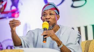 Rauf Aregbesola addressing South-West stakeholders at ADC meeting in Ibadan on party expansion