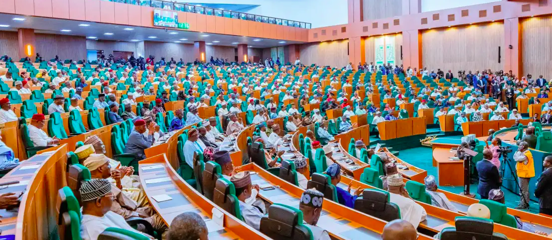 House of Representatives Minority Caucus members during a session at the National Assembly in Abuja