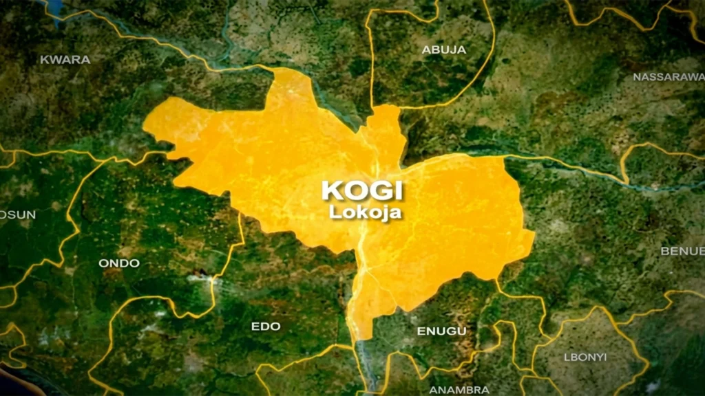 Security personnel at a school facility in Zariagi, Lokoja, following the abduction of 23 pupils and the school proprietor’s wife during a gunmen attack in Kogi State.