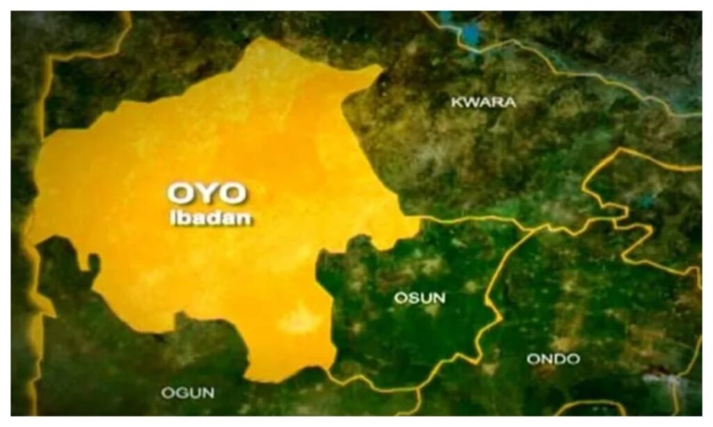 Security personnel during rescue operations after the abduction of students and teachers in Oriire Local Government Area of Oyo State