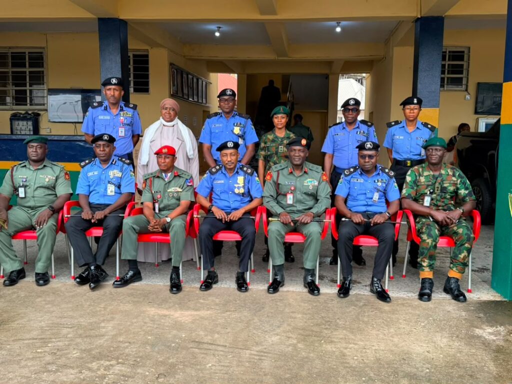 FCT Police and Army officials during a security meeting