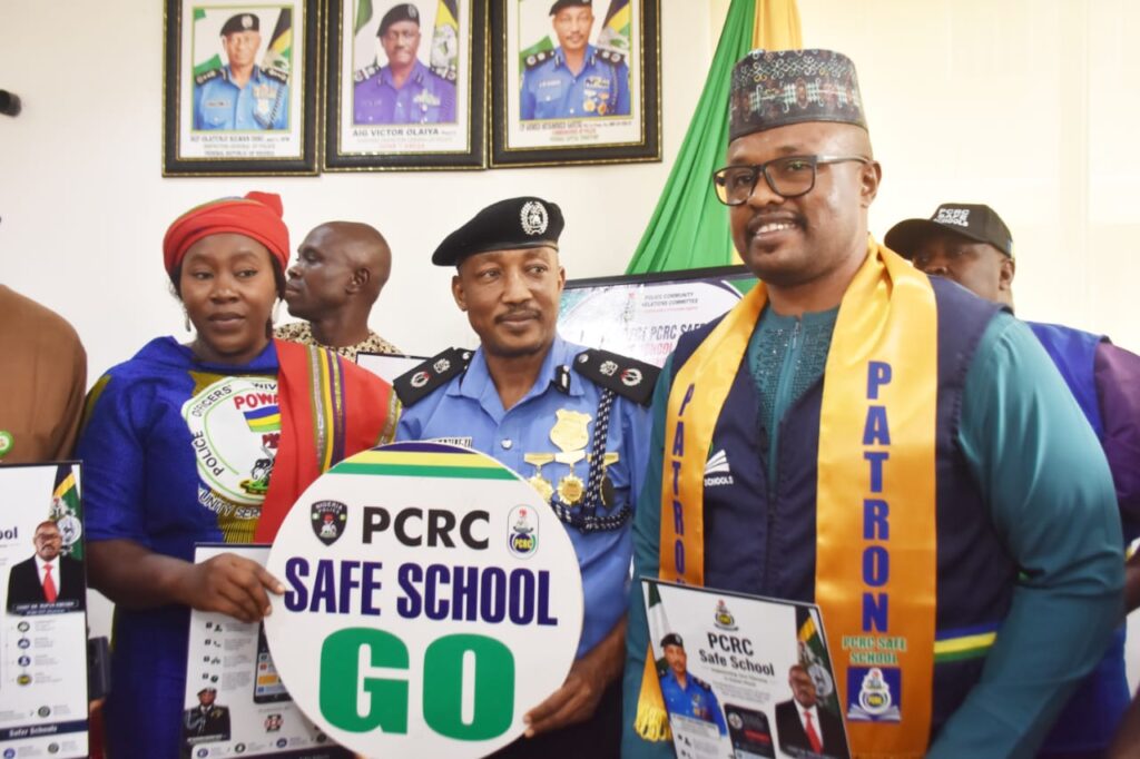 Abdulmjid Solademi during his induction as Patron of the PCRC FCT Safe School initiative in Abuja