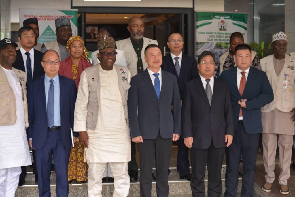 Housing Ministry Permanent Secretary Shuaib Belgore meets TEC Engineering delegation