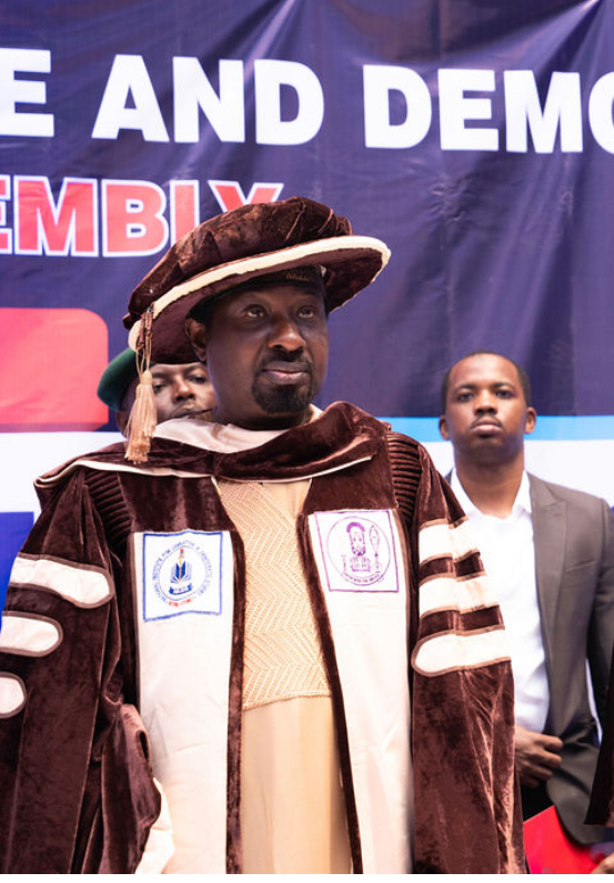  Deputy Senate President, Senator Barau Jibrin, represented Senate President Godswill Akpabio at the NILDS 10th postgraduate convocation ceremony in Abuja.