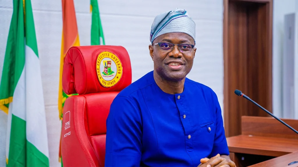 Oyo State Governor Seyi Makinde during a visit to Ladoke Akintola University of Technology Teaching Hospital in Ogbomoso